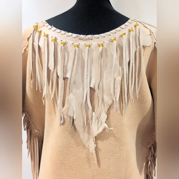 Fringed Buckskin Top - Picture 6 of 7